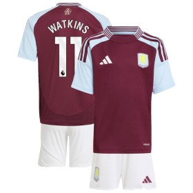 Camiseta de fútbol Aston Villa Watkins 11 Niño 1ª equipación 2024-25